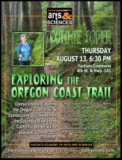 Exploring the Oregon Coast Trail, Aug 13th, 6:30pm