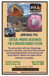 Critical Mineral Resources for a Greener Energy Future